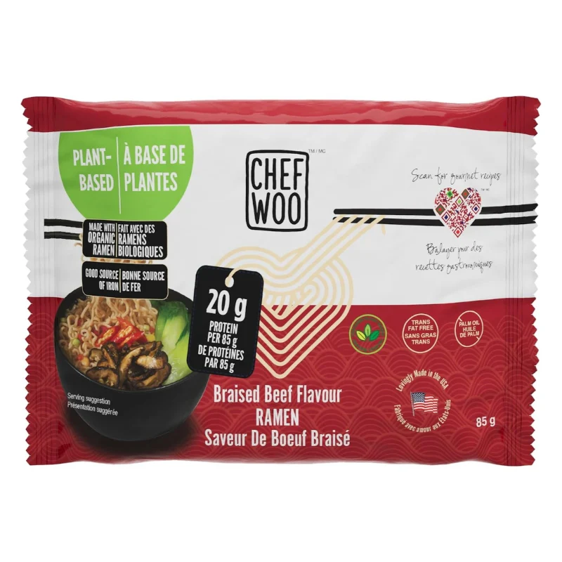 Ramen Végane - Saveur de Boeuf Braisé