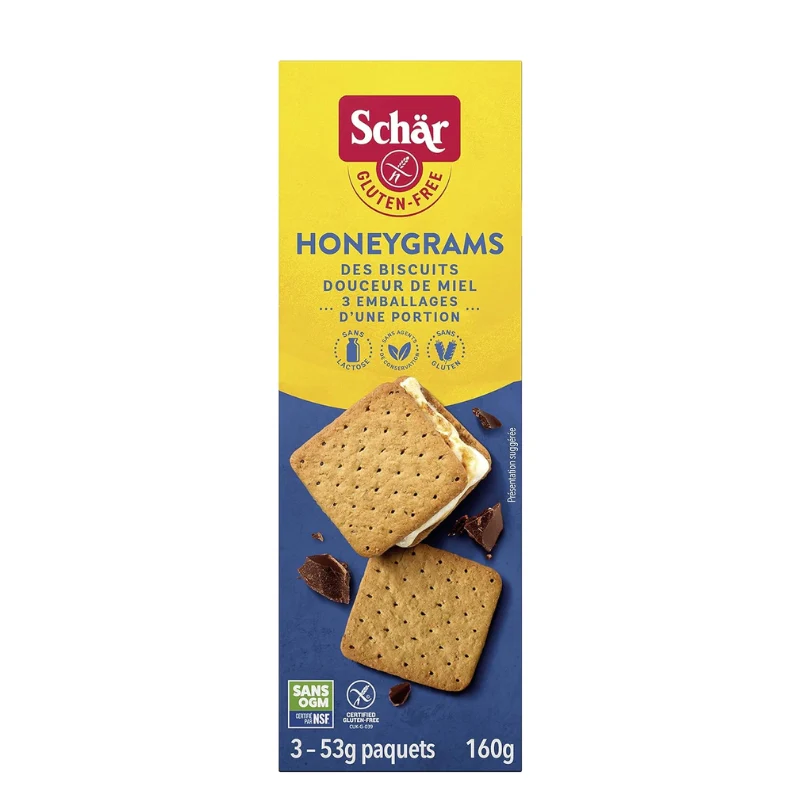 Honeygrams SANS GLUTEN