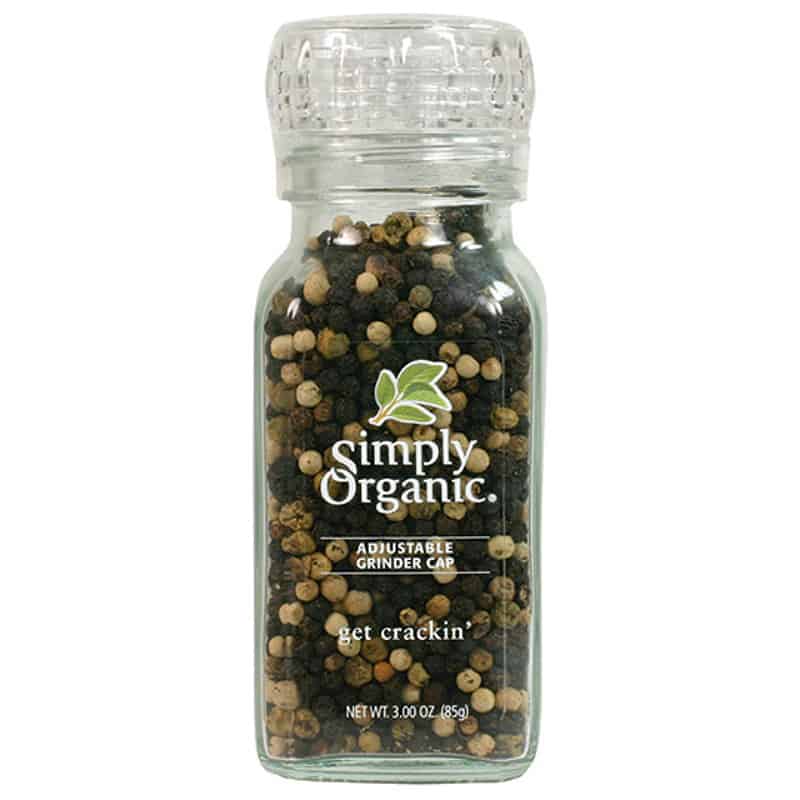 Mélange de poivres en grain Biologique avec broyeur