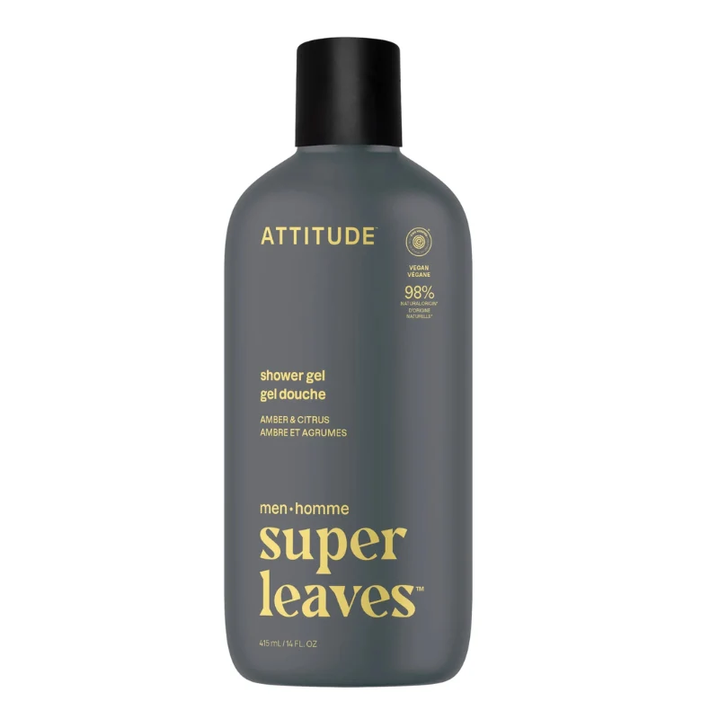 Super leaves Homme - Gel douche - Ambre & Agrumes