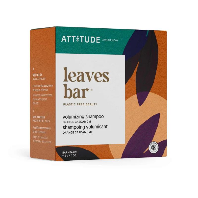 Leaves Bar Shampoing Volumisant Orange Cardamome
