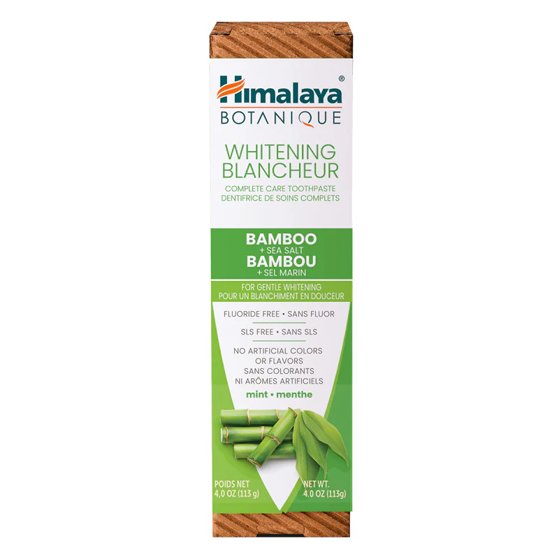 Dentifrice Blanchissant Anti-plaque Bambou & Sel Marin