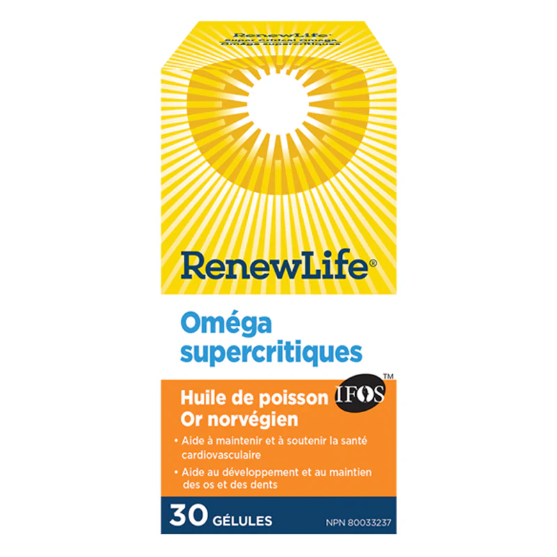 Oméga Supercritiques Huile de poisson Or Norvégien