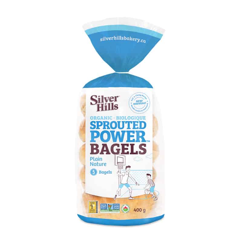 Bagels blé entier biologique germé nature